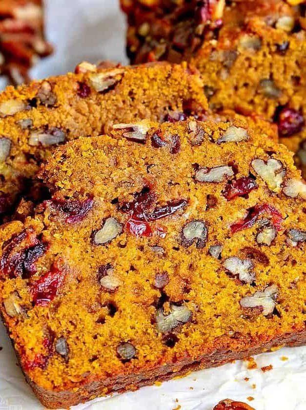 Cranberry Pecan Pumpkin Bread