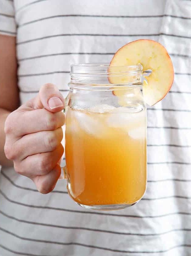 Sparkling Bourbon Pumpkin Apple Cider Punch