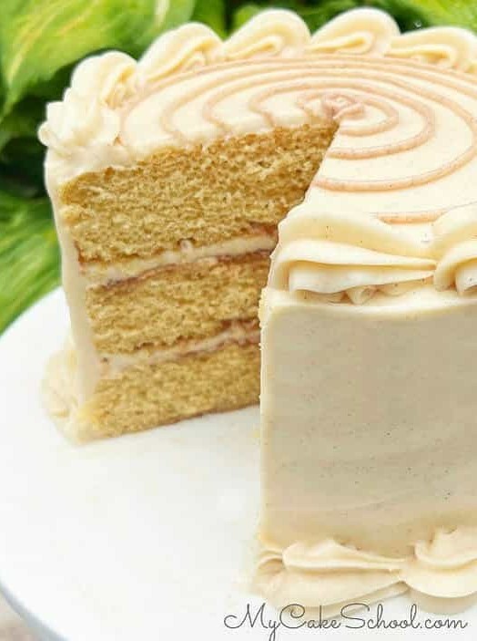 Cinnamon Roll Layer Cake