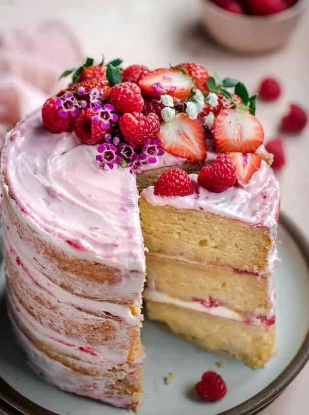 Vegan Vanilla Layer Cake