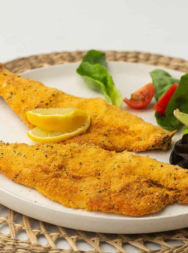 Air Fryer Breaded Sea Bass