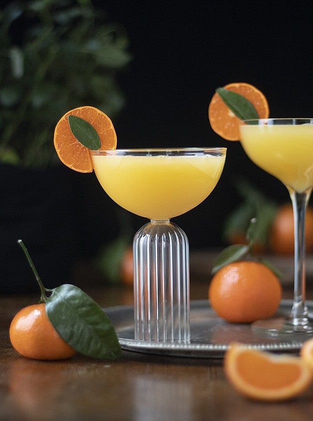 Satsuma Mandarin Ginger Gin Sour