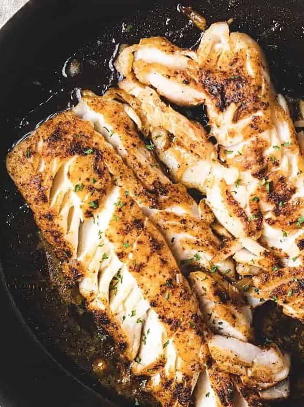 Pan Fried Cod Fish