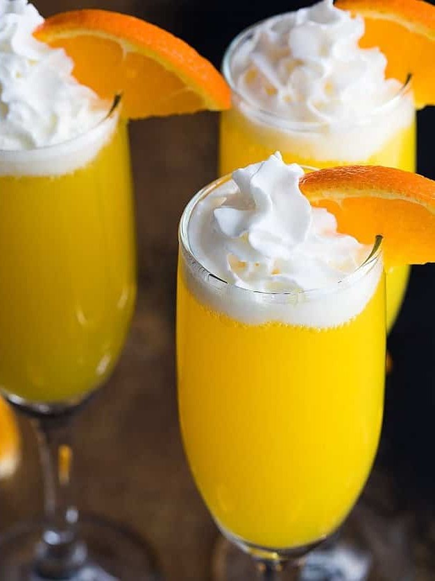 Vodka Creamsicle Mimosas