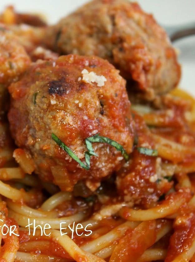 Pressure Cooker Spaghetti and Meatballs