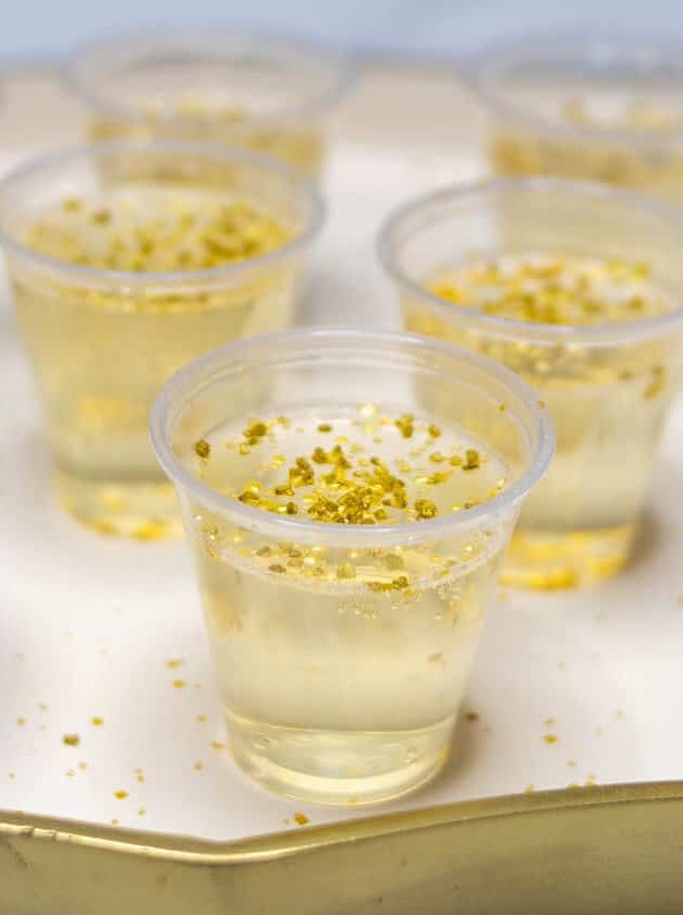 Gold Champagne Jello Shots