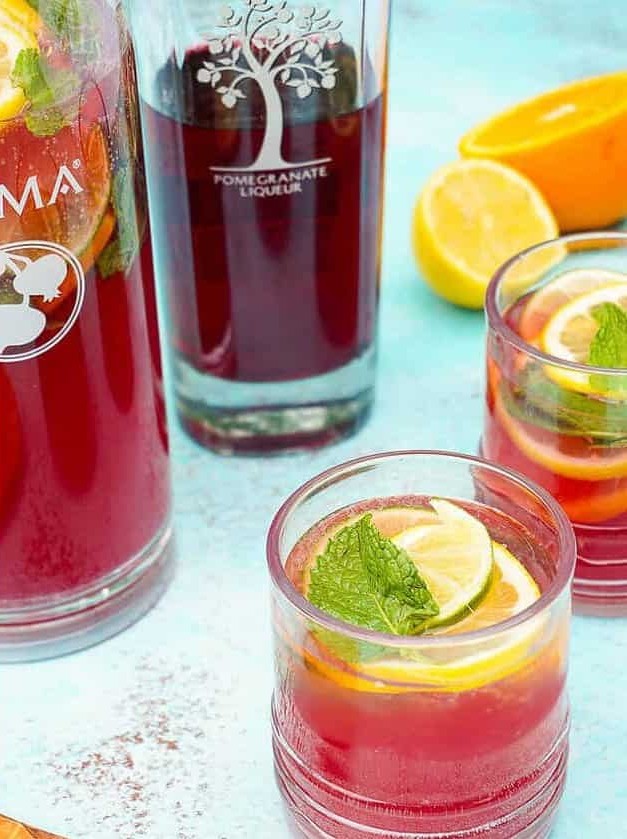 Pomegranate Citrus Rum Punch