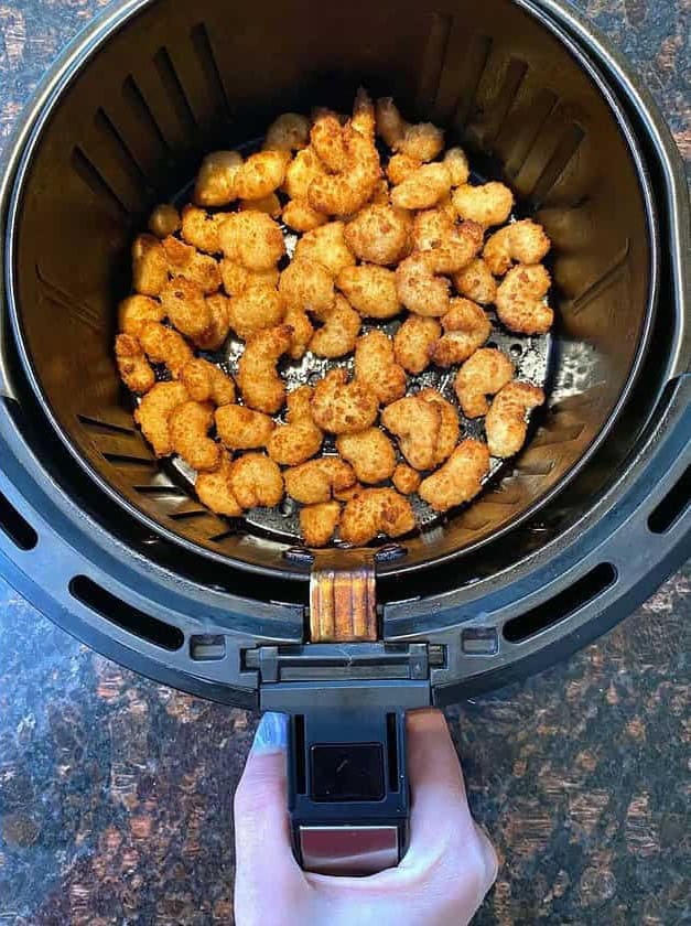 Air Fryer Frozen Popcorn Shrimp