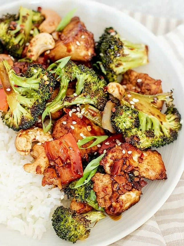 Sheet Pan Cashew Tofu