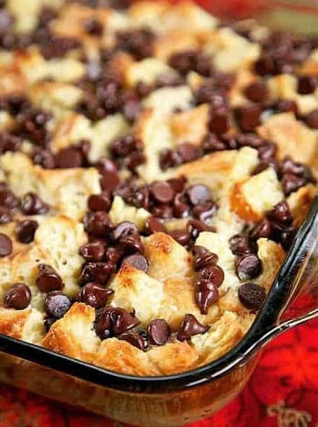 Chocolate Croissant Breakfast Bake