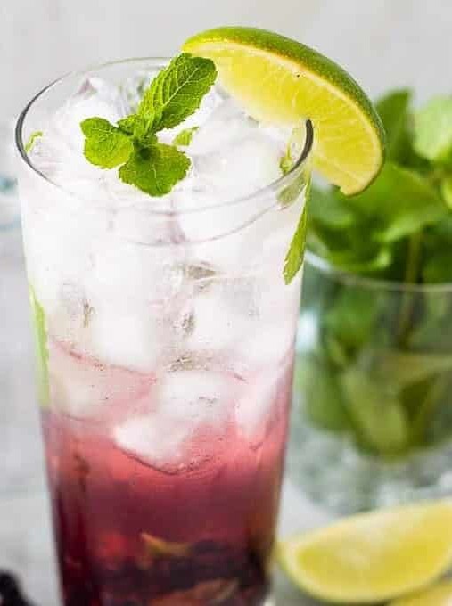 Blackberry Mojitos