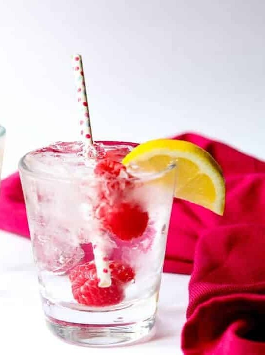 Raspberry Vodka Soda