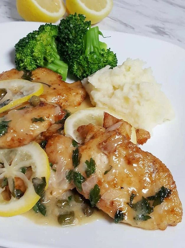 Pressure Cooker Chicken Piccata