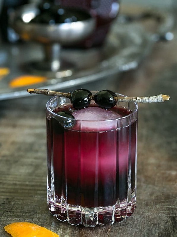 Red Moon Over Manhattan Cocktail