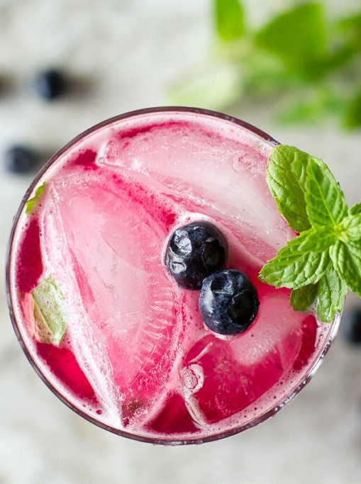 Blueberry Mojitos