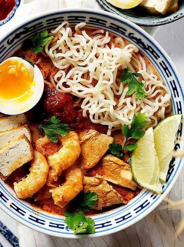 Red Curry Laksa Noodle Soup