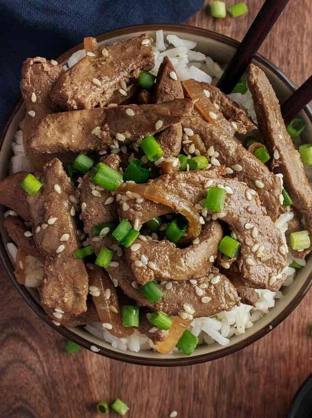 Asian Stir Fried Liver