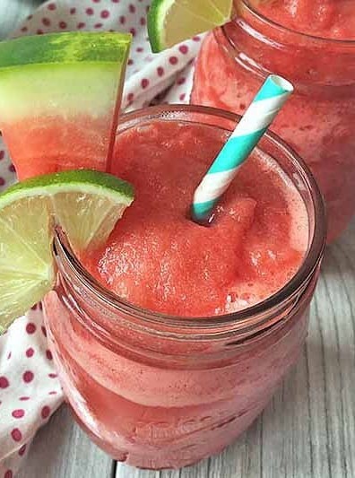 Frozen Watermelon Daiquiris