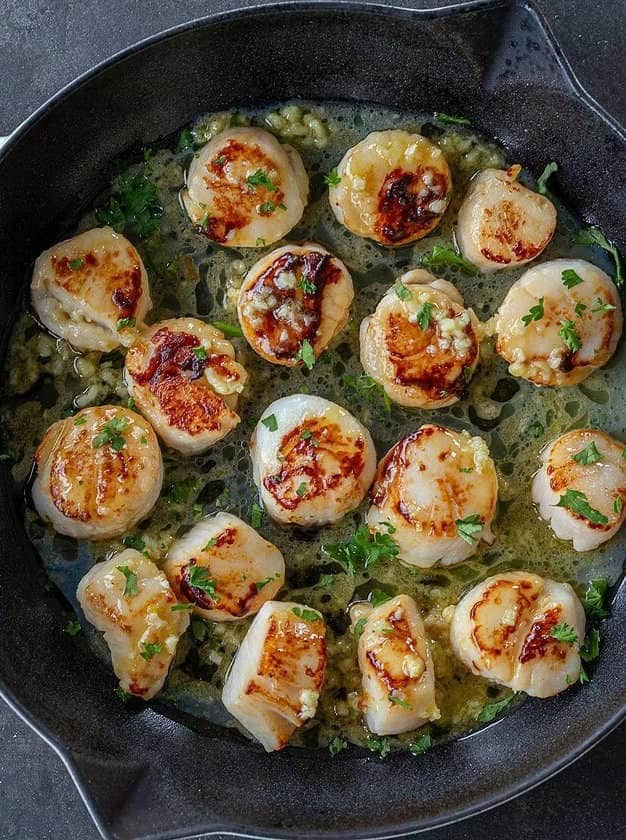 Pan-Seared Butter Scallops