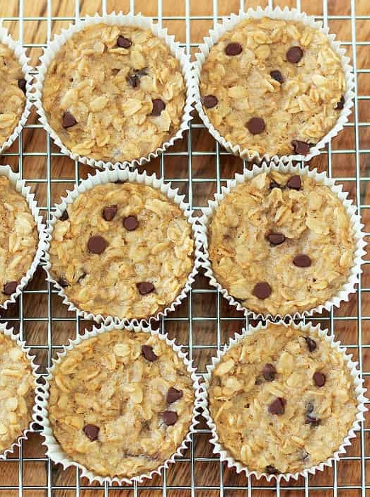 Breakfast Oatmeal Cupcakes To Go