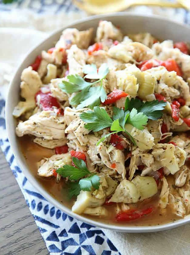 Greek Pressure Cooker Chicken