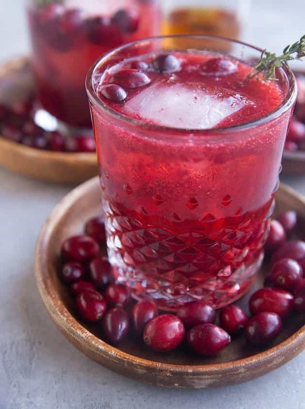 Cranberry Sauce Bourbon Cocktail