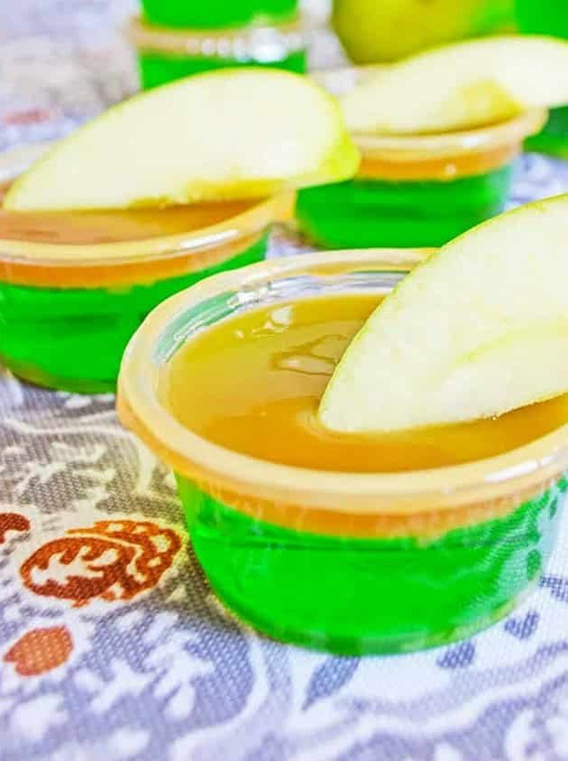 Caramel Apple Jello Shots