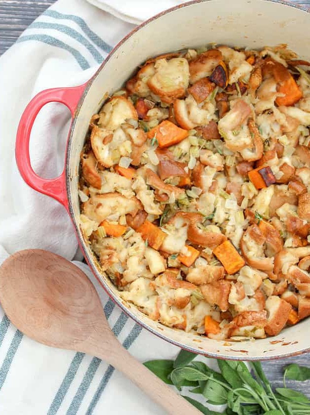 Roasted Sweet Potato Stuffing