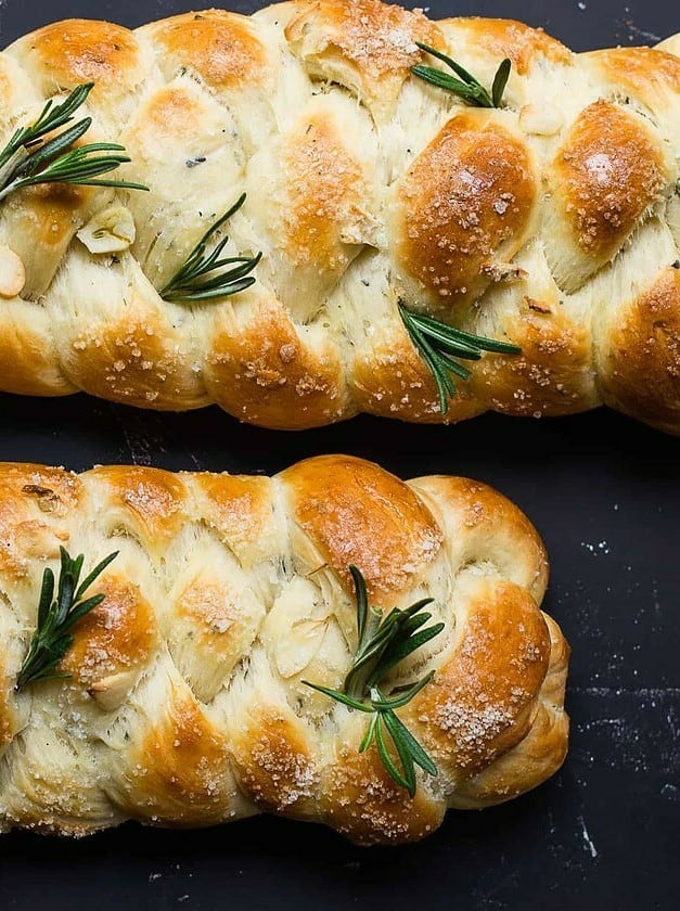 Garlic Rosemary Challah