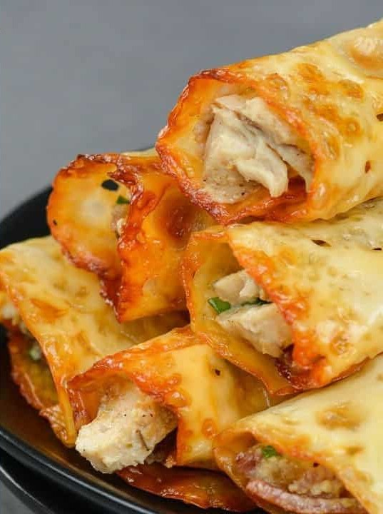 Keto Chicken Bacon Ranch Taquitos