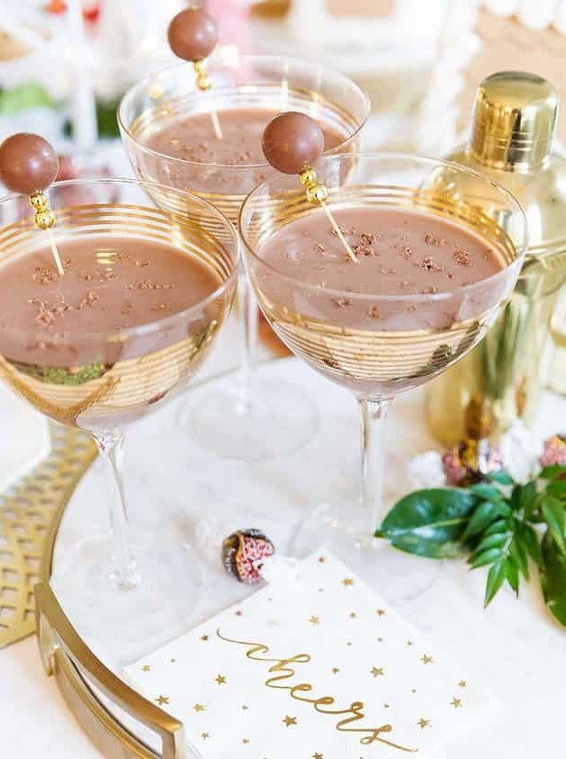 Gingerbread Truffle Martini