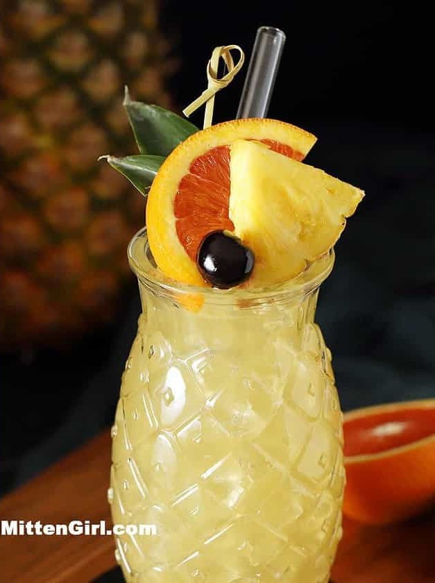 Tropical Tiki Cocktail