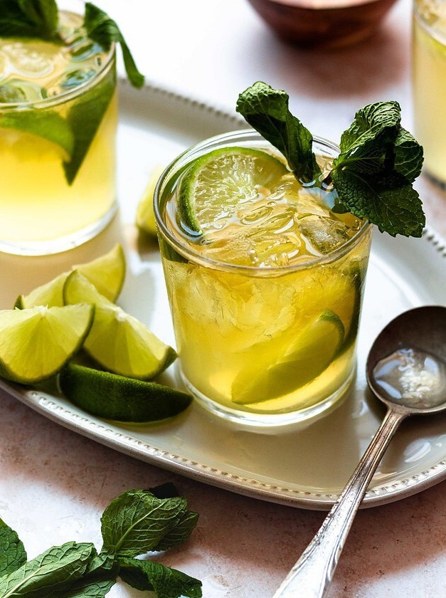 Ginger Whiskey Mojito