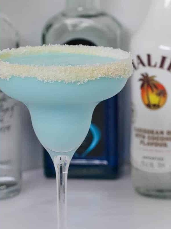 Blue Coconut Rum Cocktail