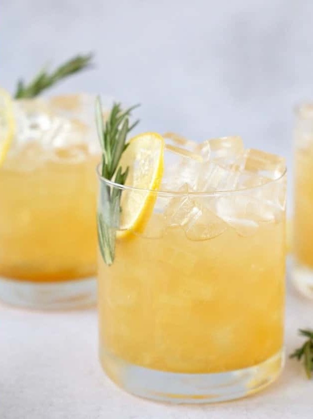 Maple Bourbon Sour Cocktail