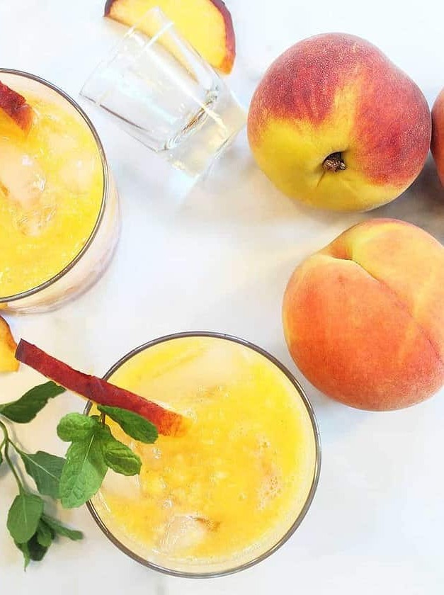 Georgia Peach Vodka Cocktail