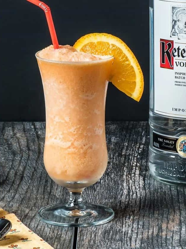 Low Carb Orange Creamsicle Cocktail