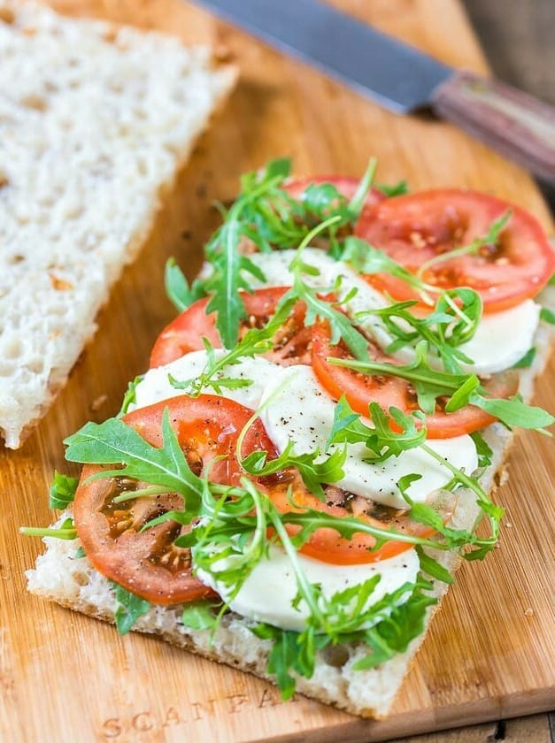 Caprese Focaccia Sandwich