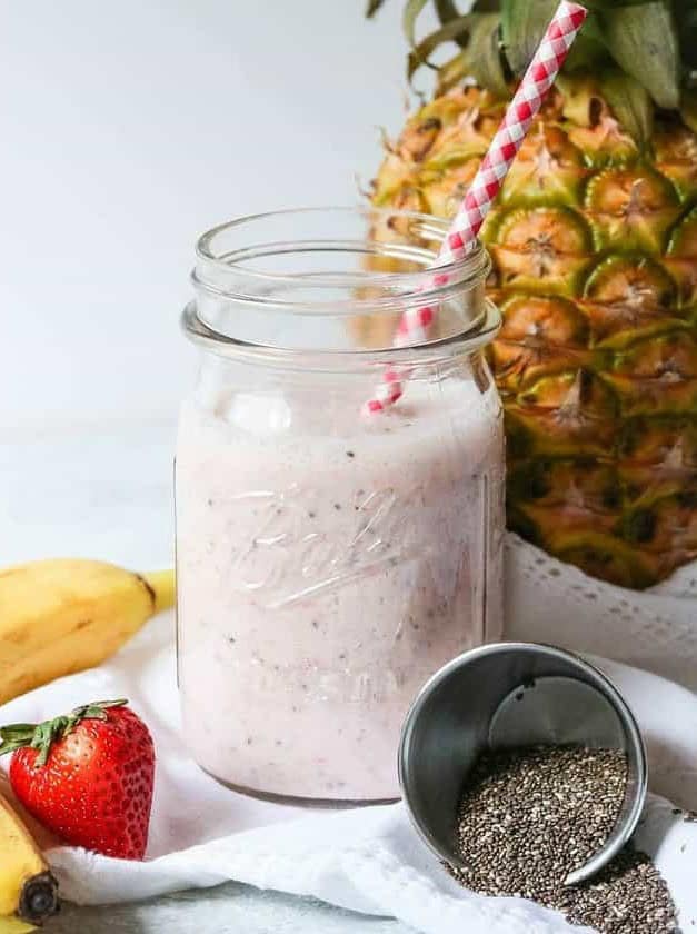 Tropical Chia Kefir Smoothie