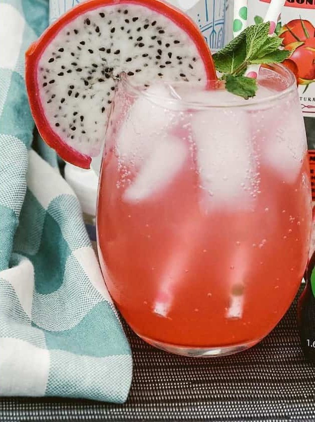 Dragonberry Seltzer Cocktail