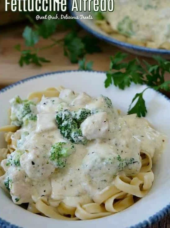 Chicken Broccoli Fettuccine Alfredo