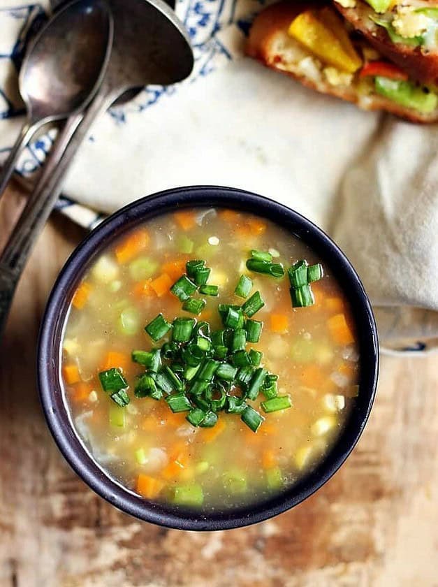 Sweet Corn Clear Soup