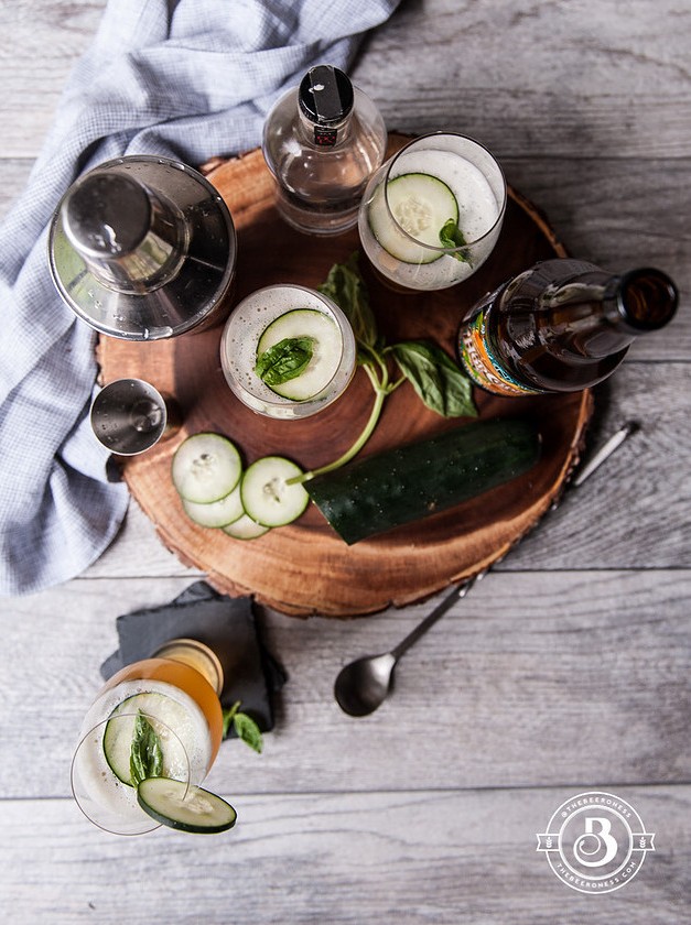 Cucumber Basil IPA Cooler