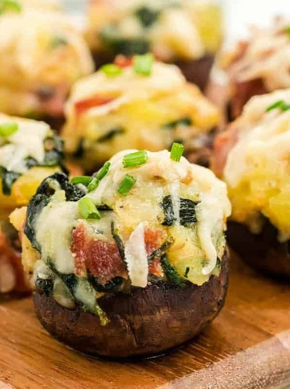 Stuffed Baby Bella Mushrooms