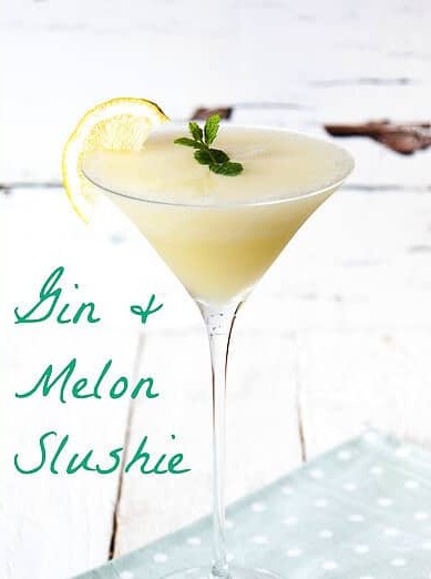 Gin and Melon Slushie