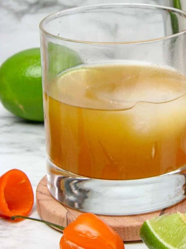 Habanero Mango Whiskey Sour