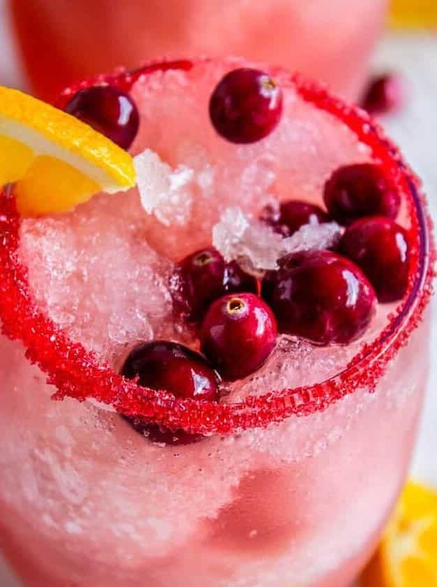 Sparkling Christmas Slush Drink