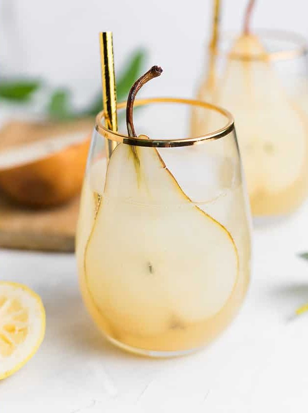 Pear and Ginger Sparklers