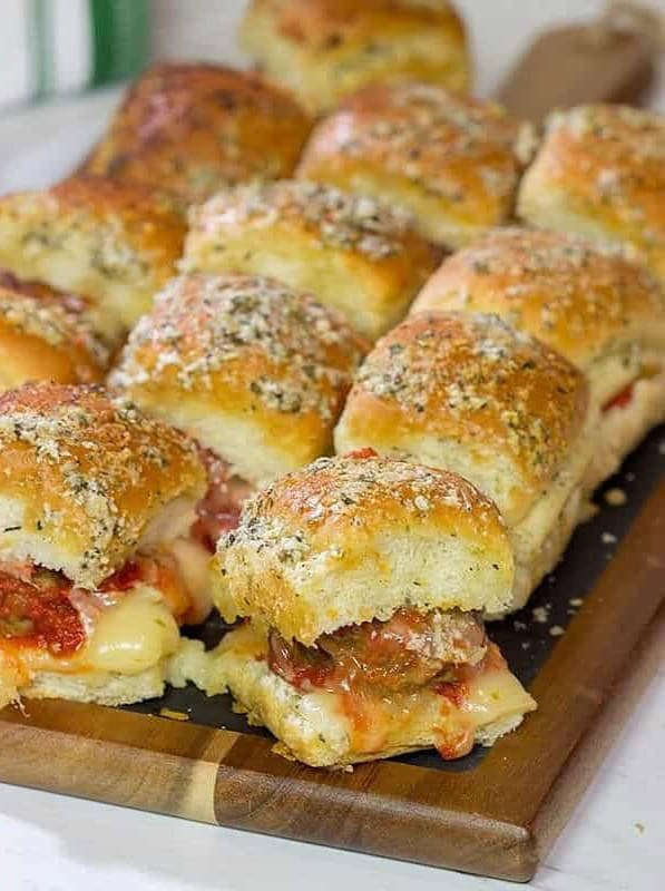 Pull Apart Meatball Sliders