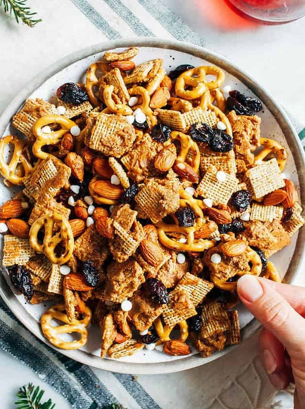 Honey Almond Holiday Snack Mix